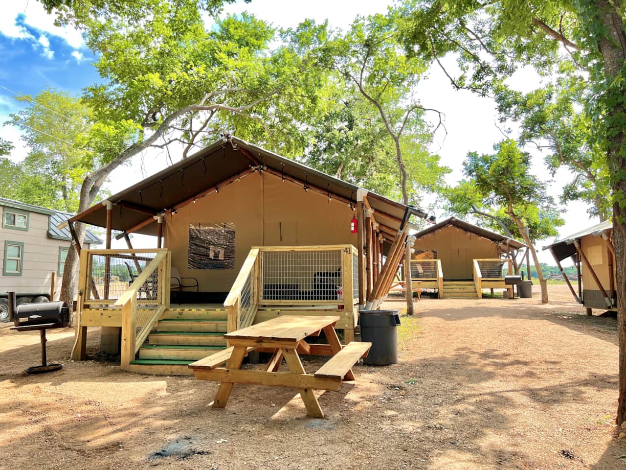 We have 20 Safari Cabins in total at Son's River Ranch