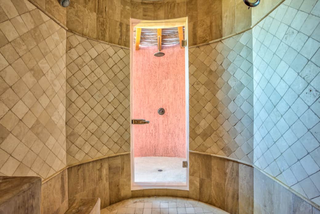 Rustic shower Rustic shower