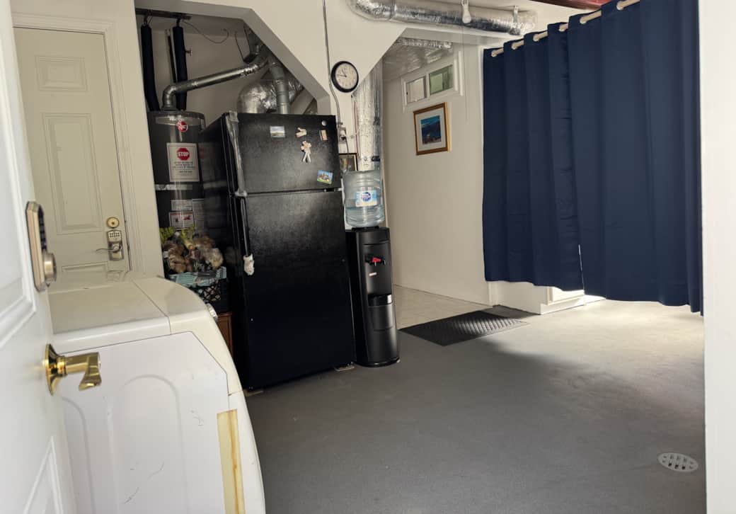 Entrance to Unit is past Laundry Area