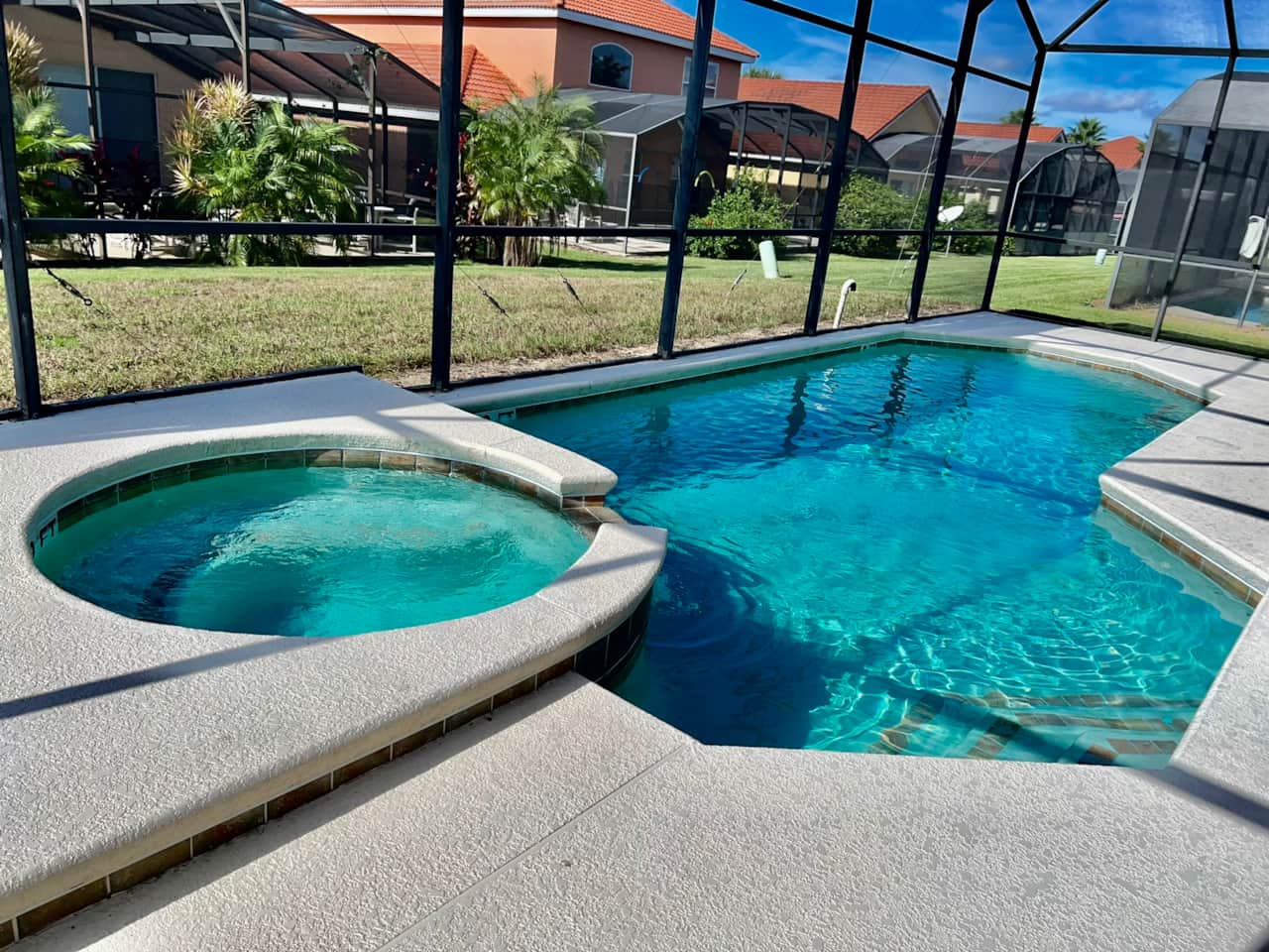 Your private pool and spa