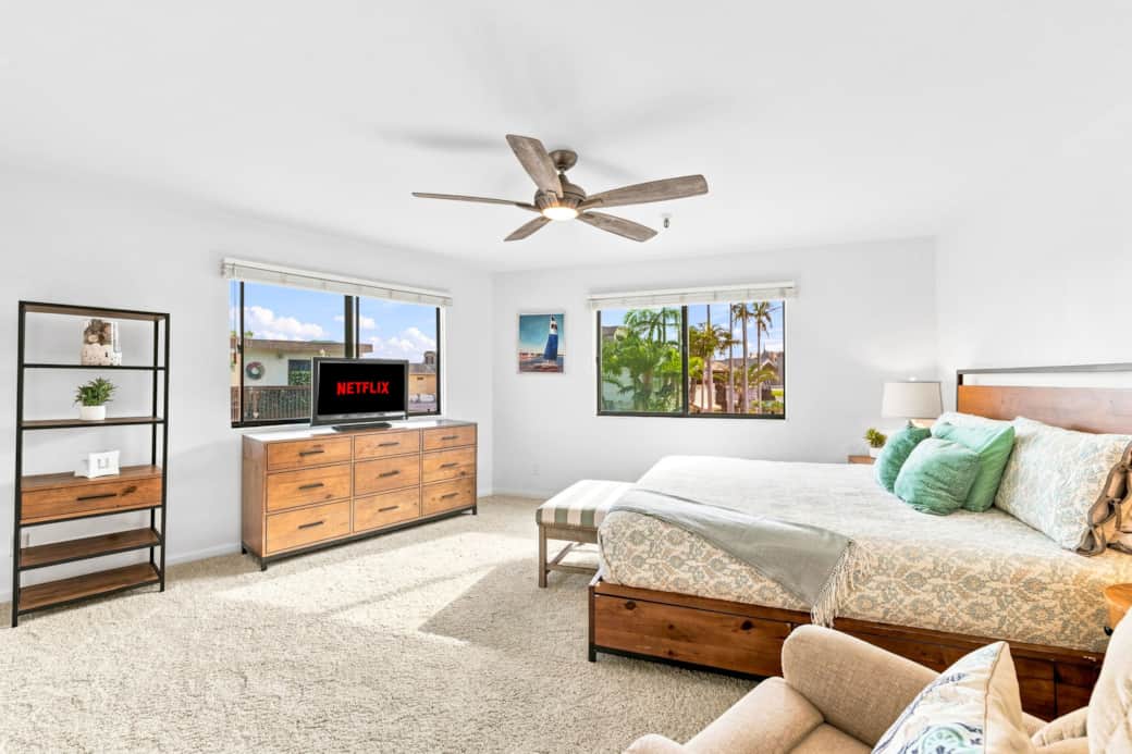 Bedroom #1 - King bed