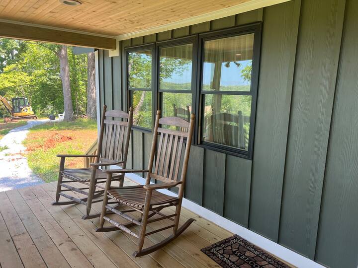 Rock to a slower pace on the front deck.