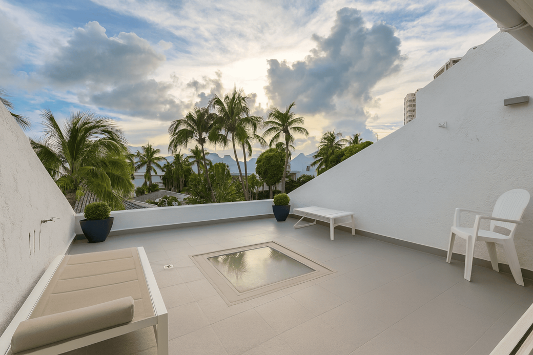 Modern Mediterranean Rooftop Terrace Modern Mediterranean Rooftop Terrace