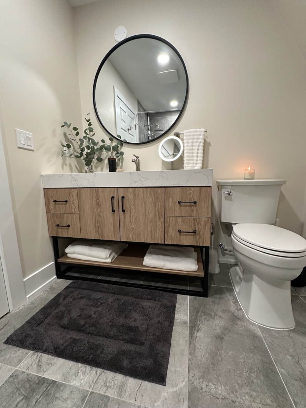 Clean and new bathrooms