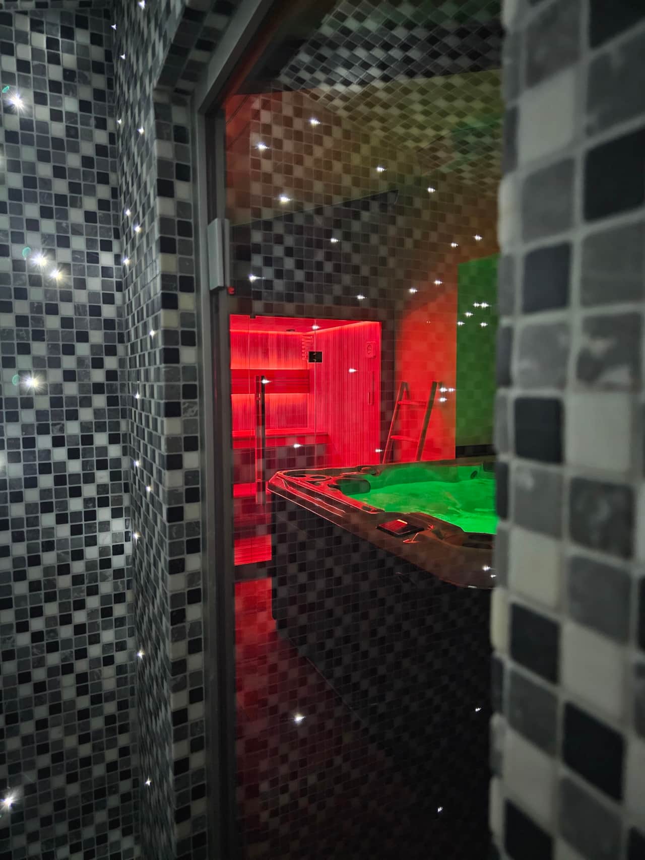 Vue hammam de nuit