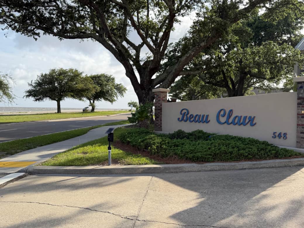 Beau Clair Entrance