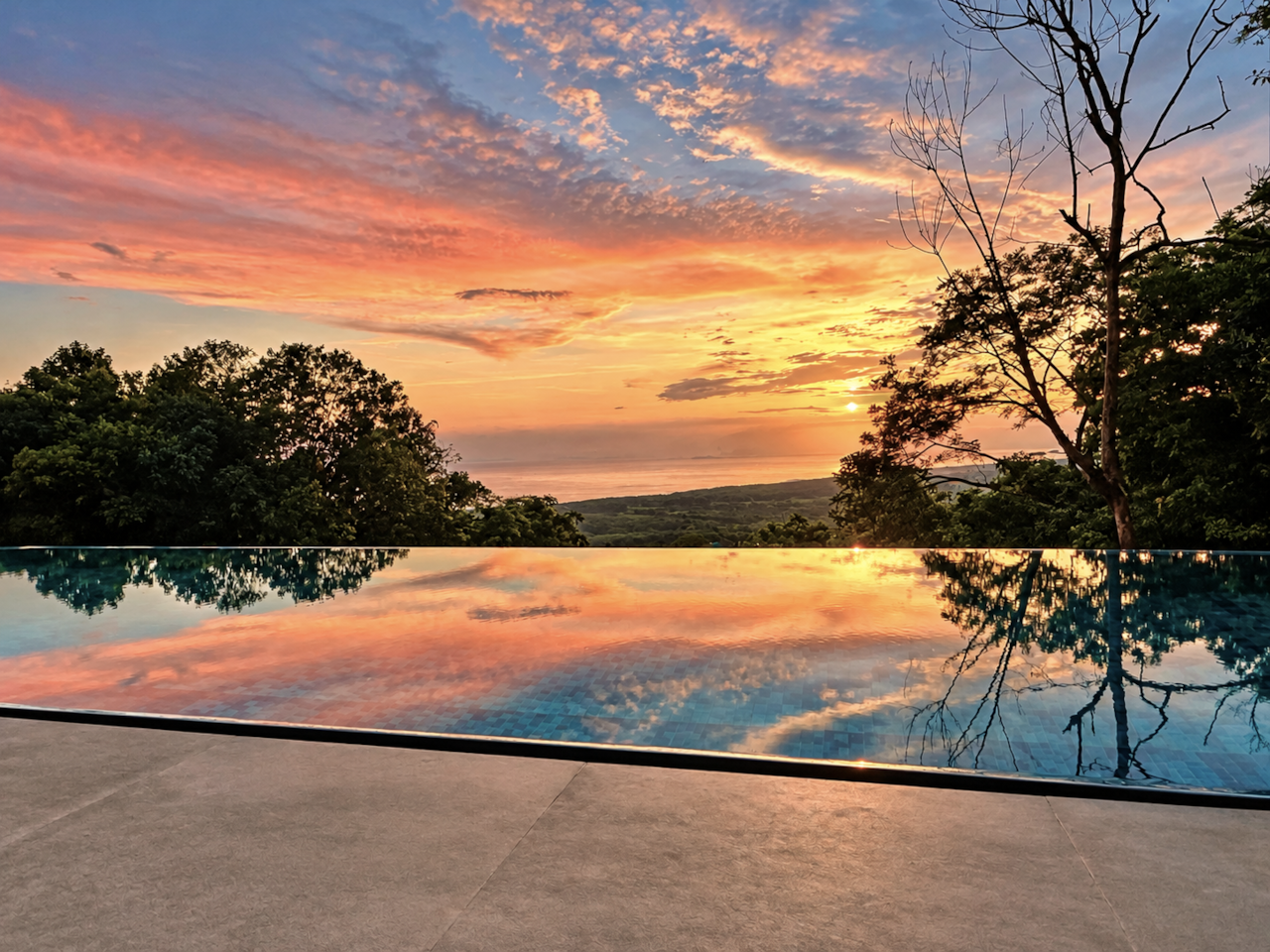 Swim laps in our 75-foot saltwater infinity pool as the Pacific Ocean stretches to the horizon