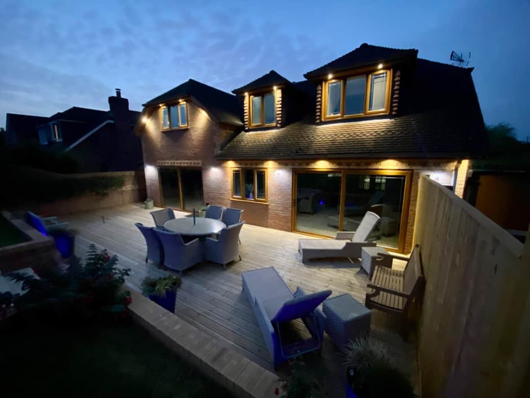 Rear of house  - please note sun loungers are no longer at the property