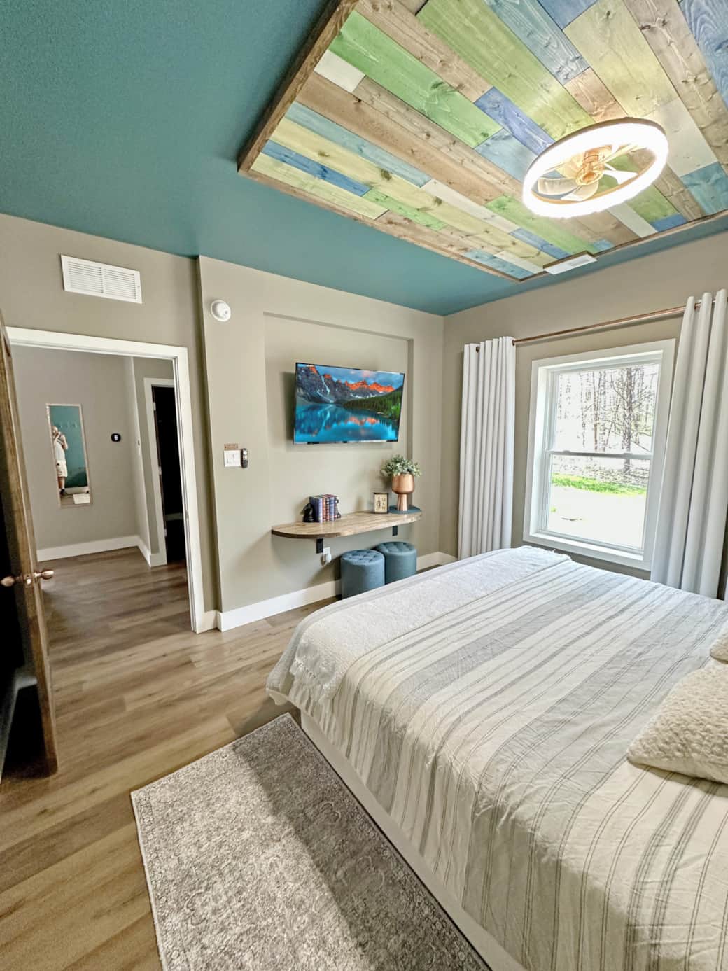 Comfortable bedrooms for restful nights