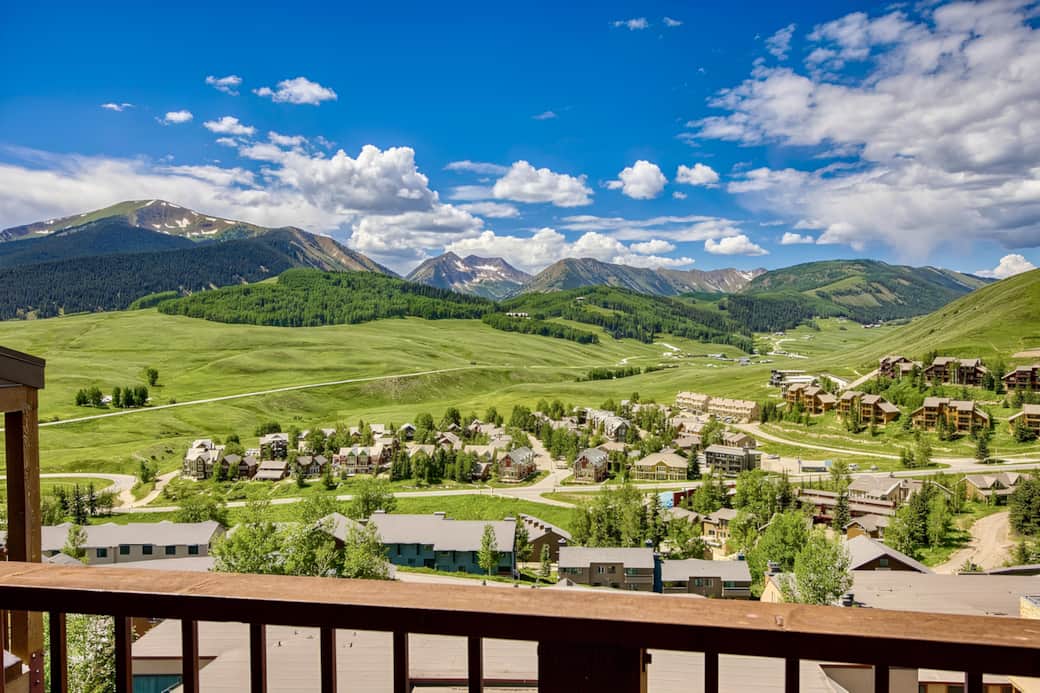 Every morning and every evening, enjoy the view from the back porch