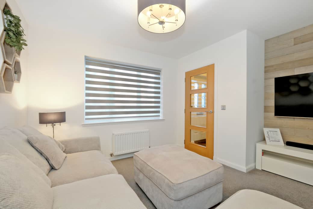 Living Room TV and Soundbar Living Room TV and Soundbar