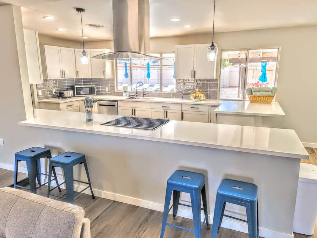 Main Kitchen Counter Top View Main Kitchen Counter Top View