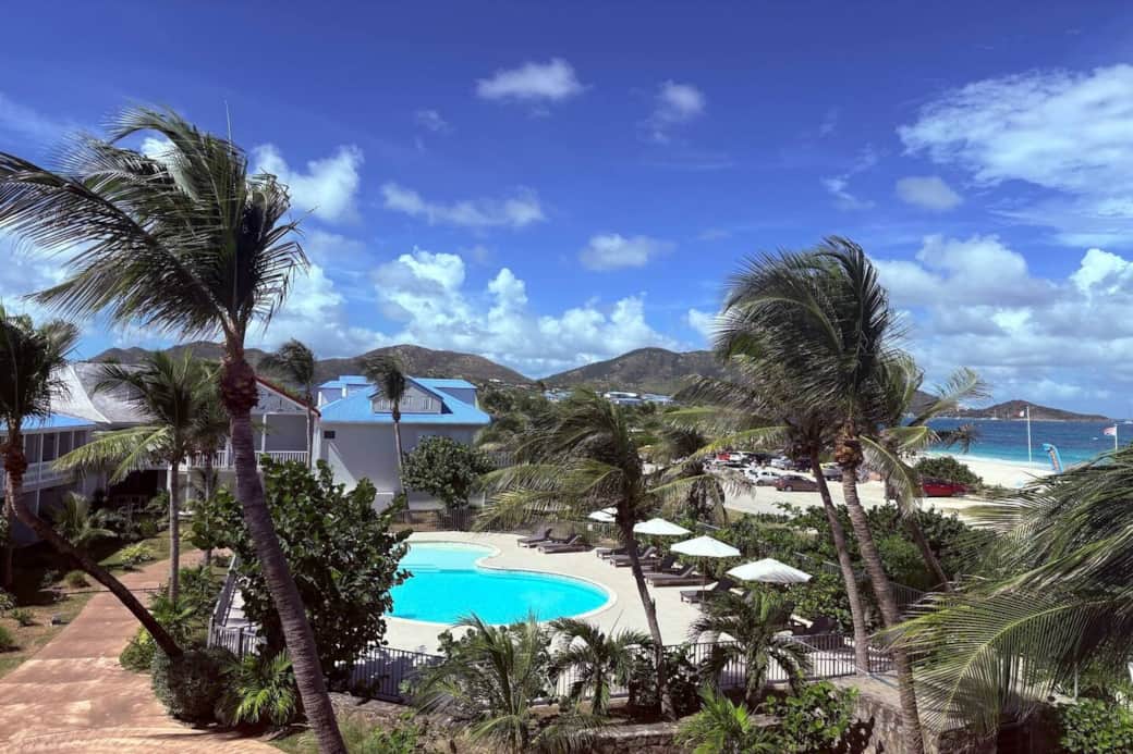 Terrace pool view Allamanda 104