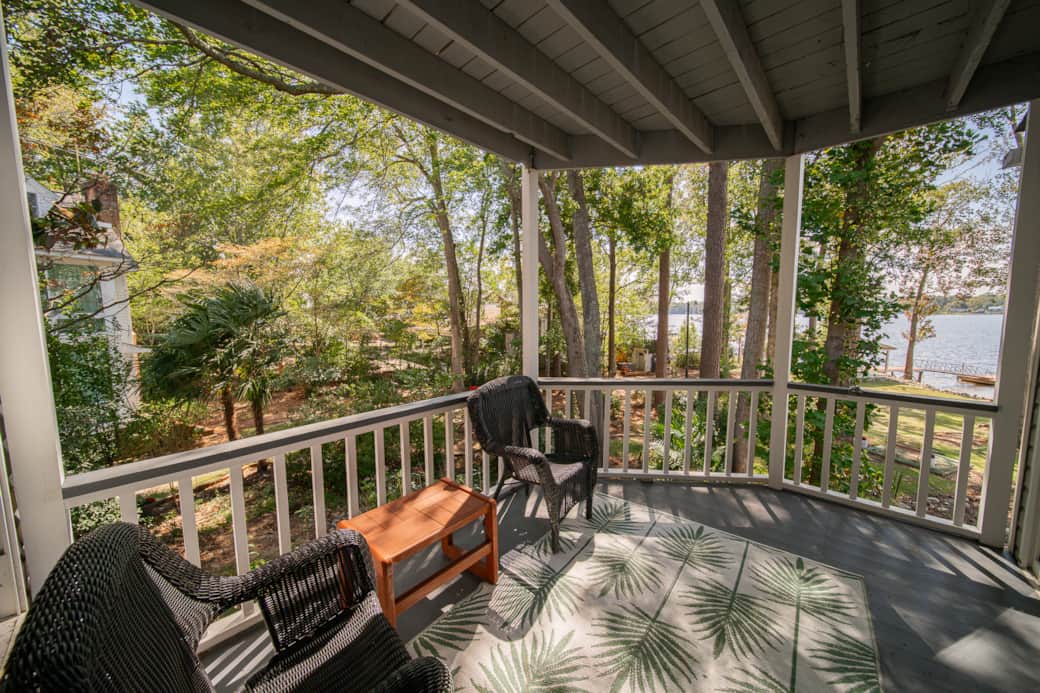 Lakeview Terrace private balcony main level