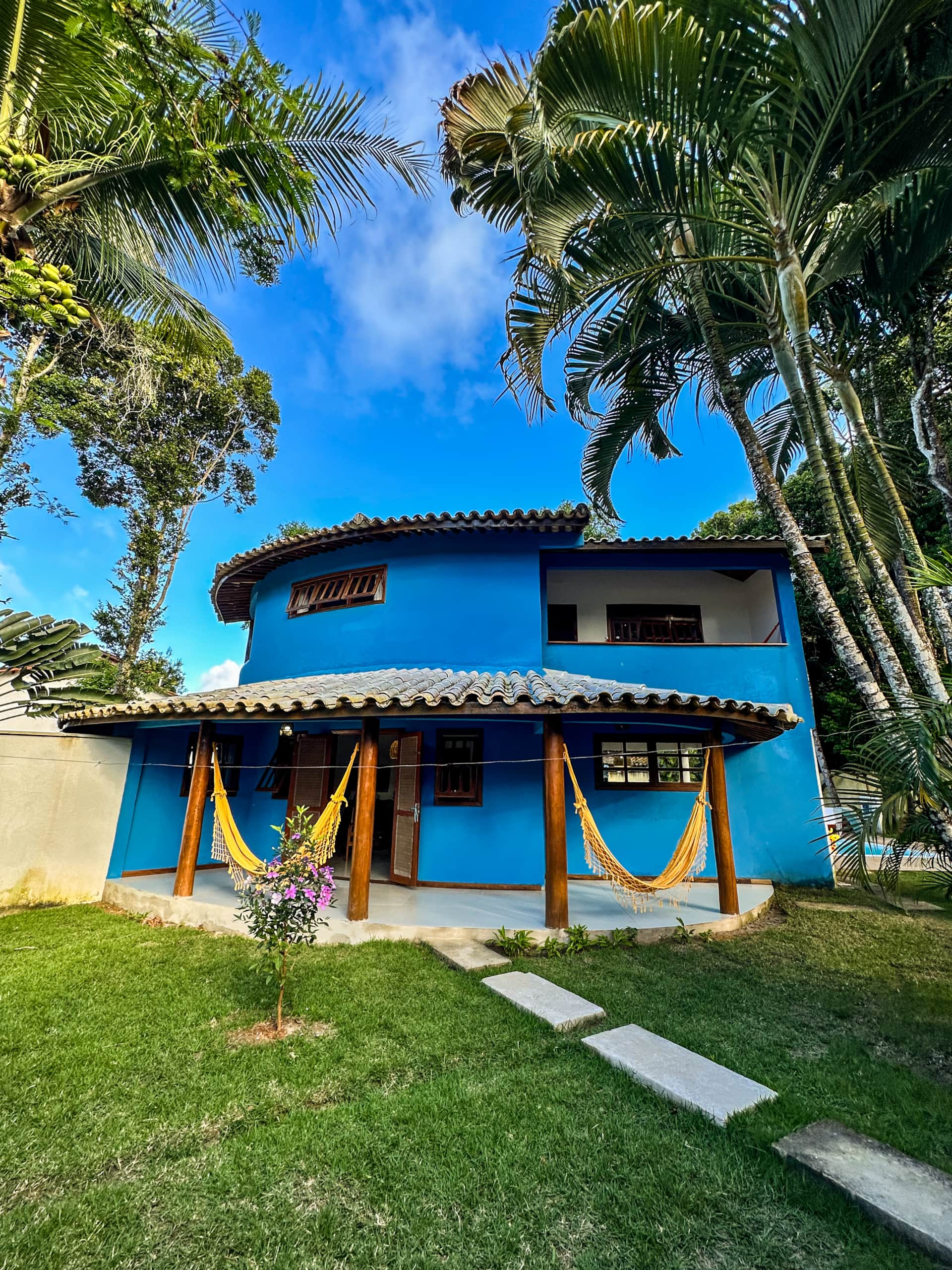 Maison Paraíso - Temporada casa Arraial d'Ajuda, piscina privativa e varanda