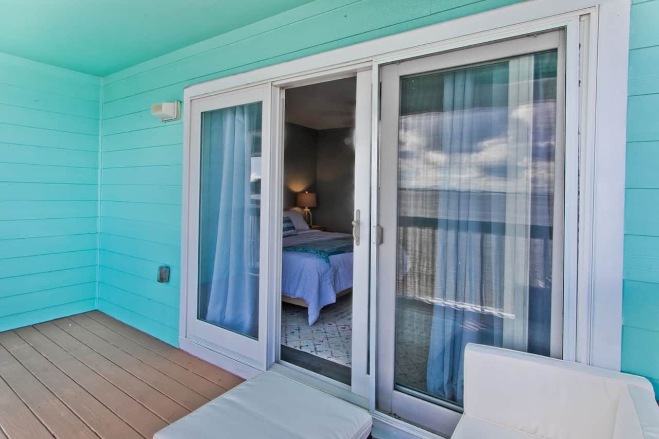 Master bedroom balcony, Blue Heaven, Innerarity Townhomes, Perdido Key FL