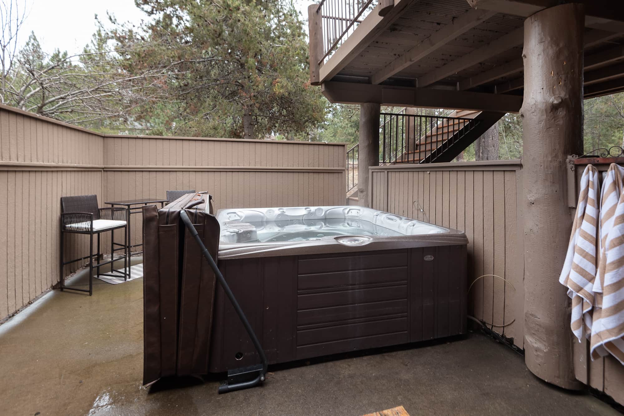 Soak here under the stars after a long day