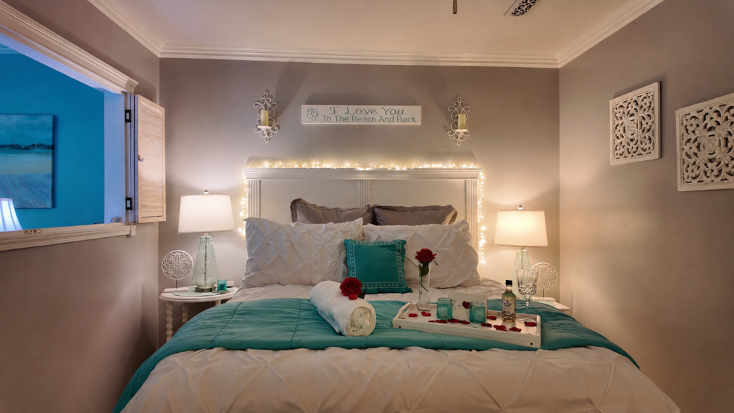 Bed With Red Roses1