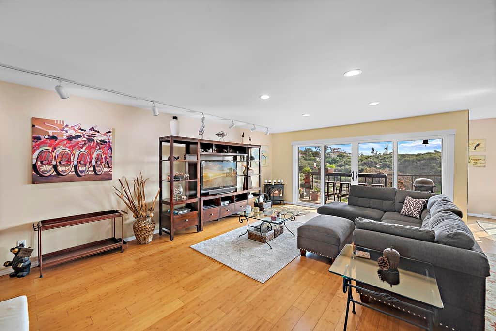 Spacious living room