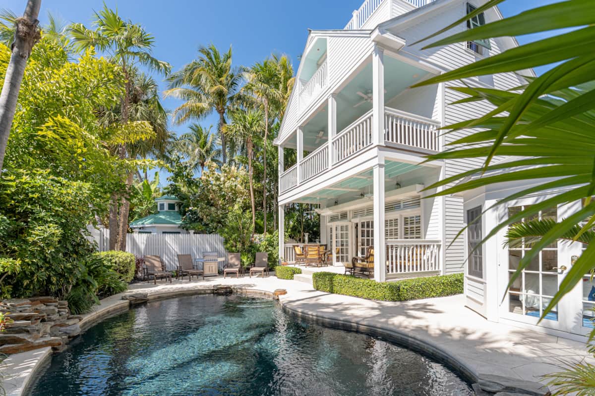 Key West Oasis Truman Annex Estate 5 Bd / 5.5 Bath Vacation Home in