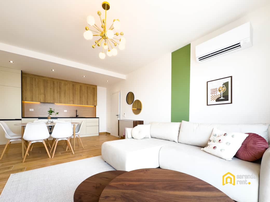 Dining table and sofa Dining table and sofa