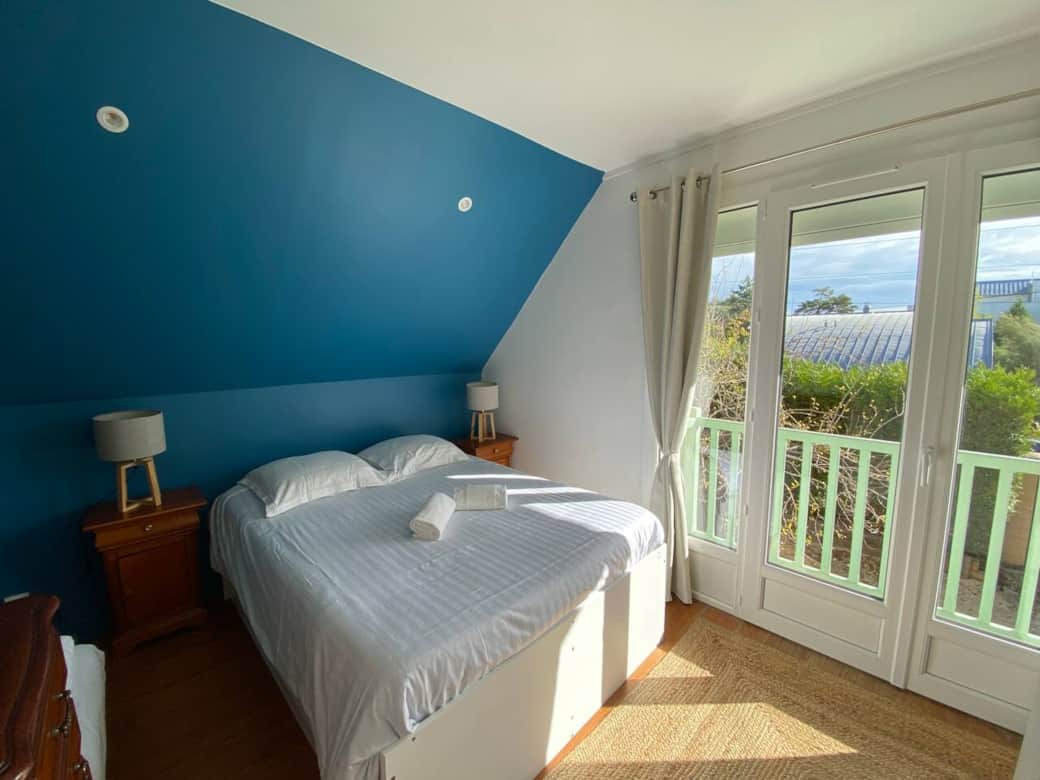 Chambre N°4 avec un lit double (140X190) et un lit Simple (90X190)