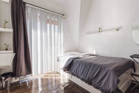 Guestroom double twin pulls out to be a King size bed Guestroom double twin pulls out to be a King size bed