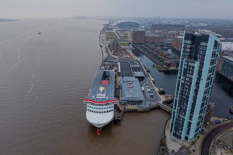 Steam Packet ferry terminal at Liverpool (credit: Steam Packet Company)
