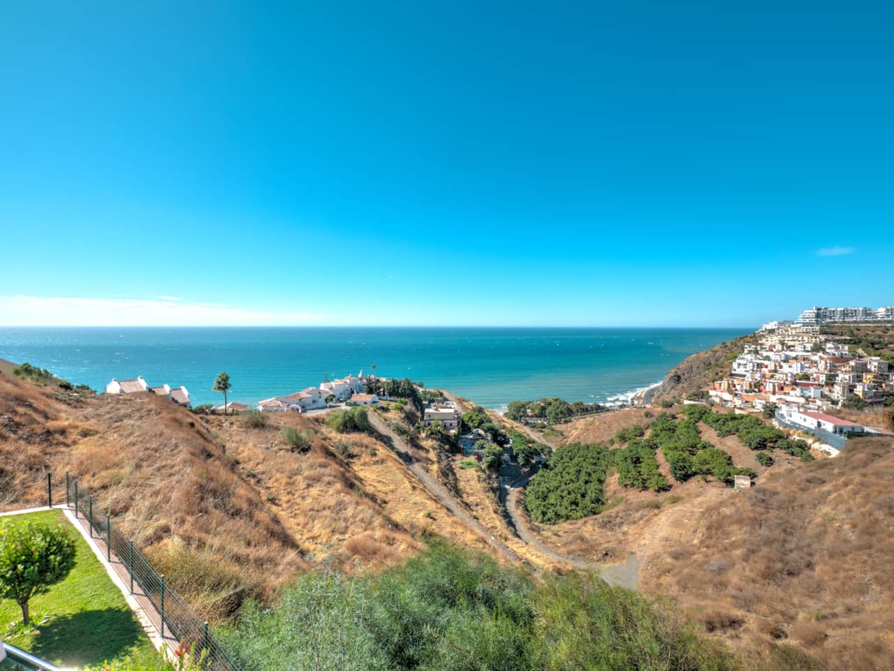 The incredible coastal views from the property.