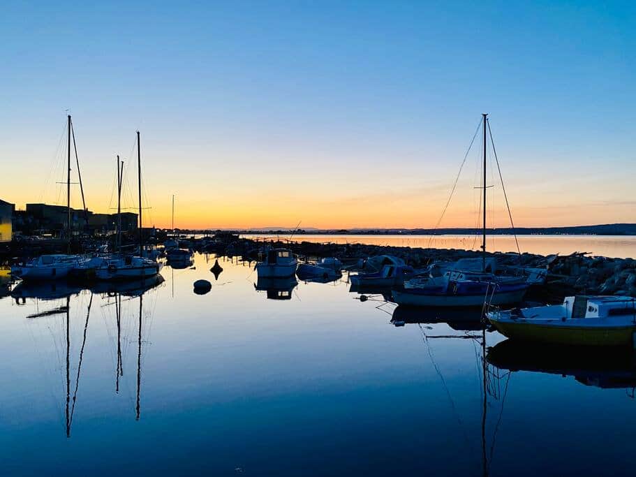 Coucher de soleil à la Pointe Courte