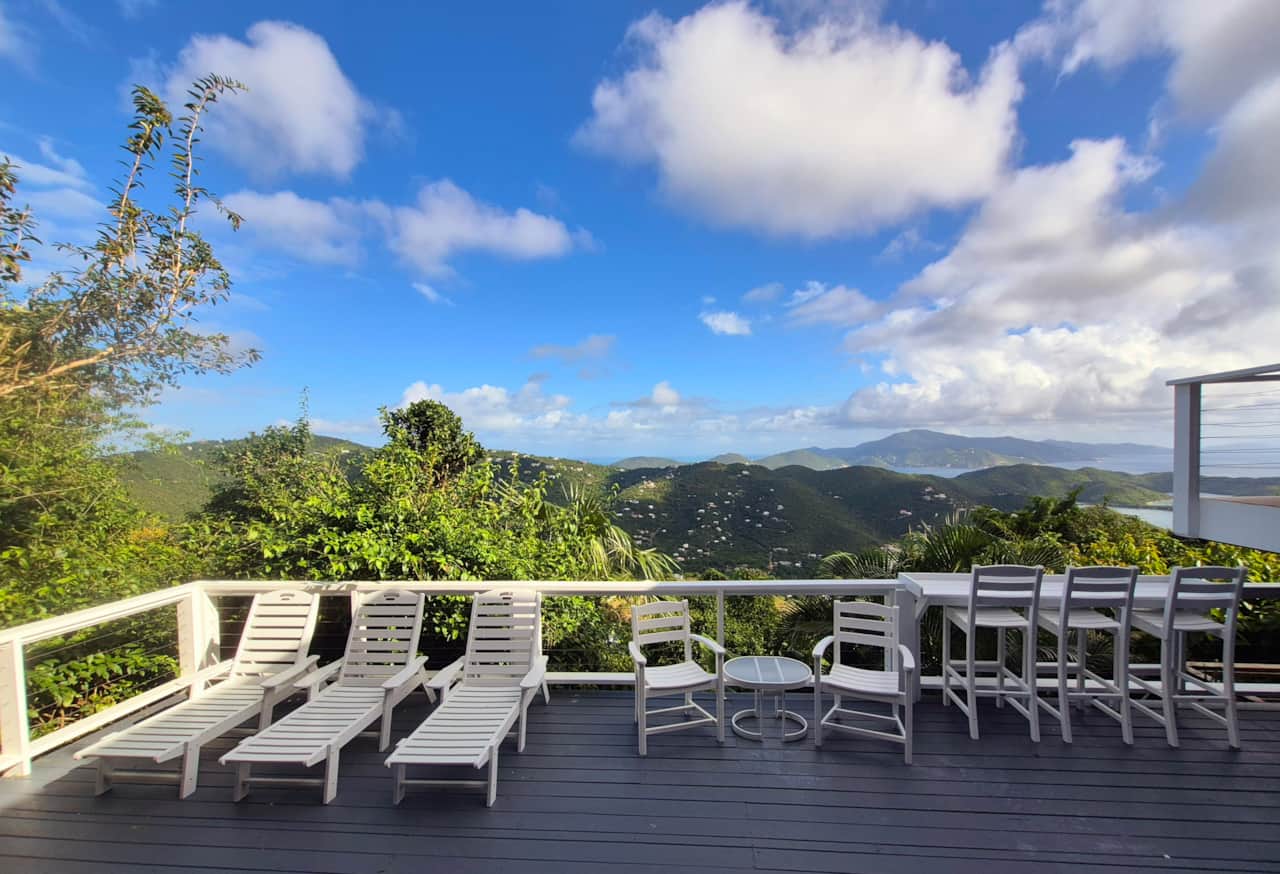 View from the deck