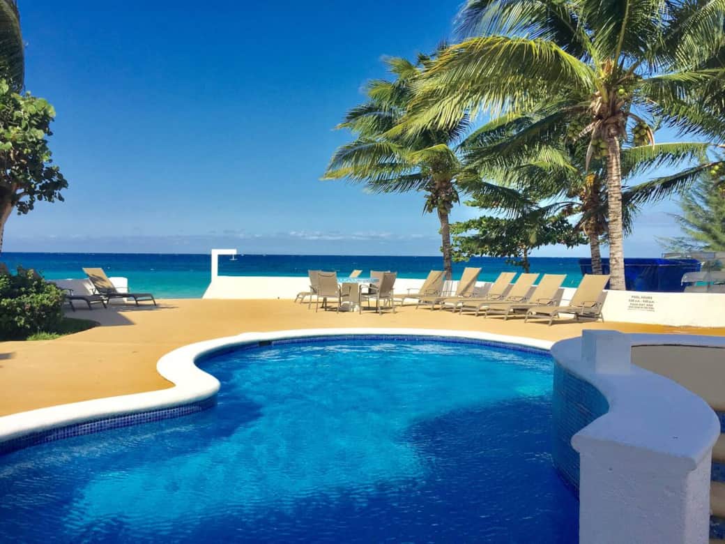 Fresh water pool or Caribbean Sea... tough decisions when in Paradise. Fresh water pool or Caribbean Sea... tough decisions when in Paradise.