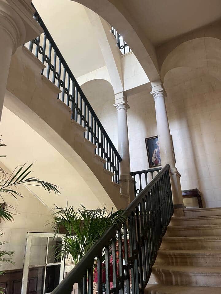 The stunning staircase 