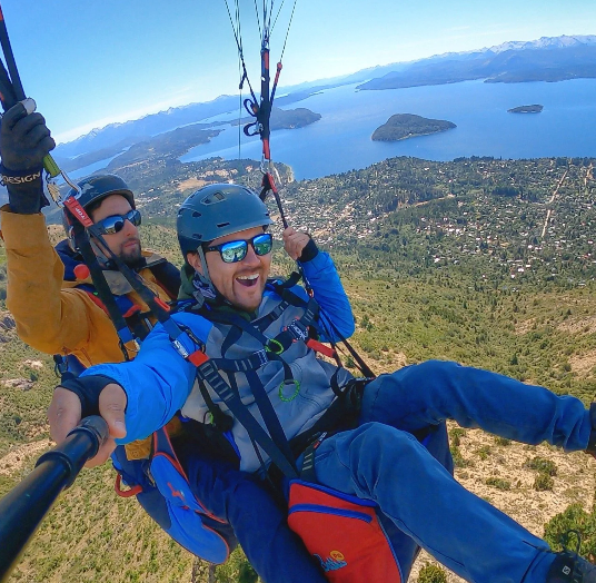 Vuelo en parapente Bariloche