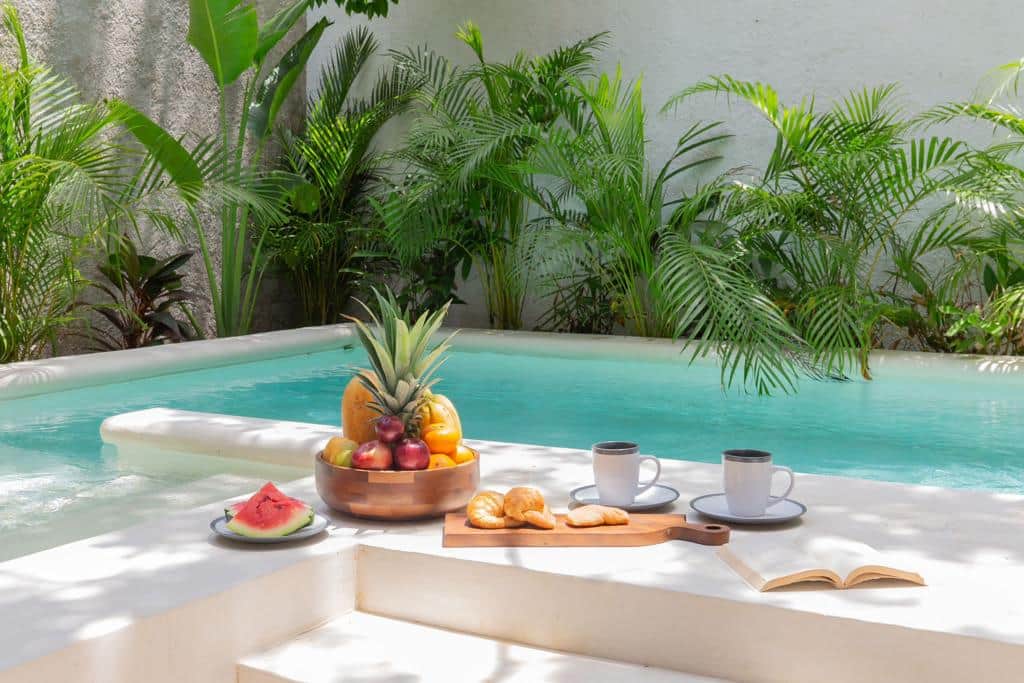 Snack at the Plunge Pool