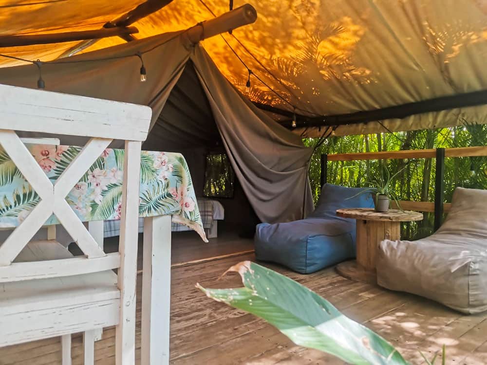 Glamping costa rica flor y bambu playa grande tienda mariquita 3