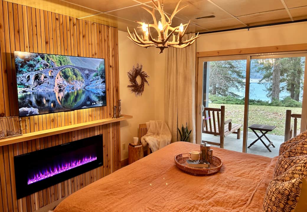 The Master Bedroom is its own sanctuary to relax
