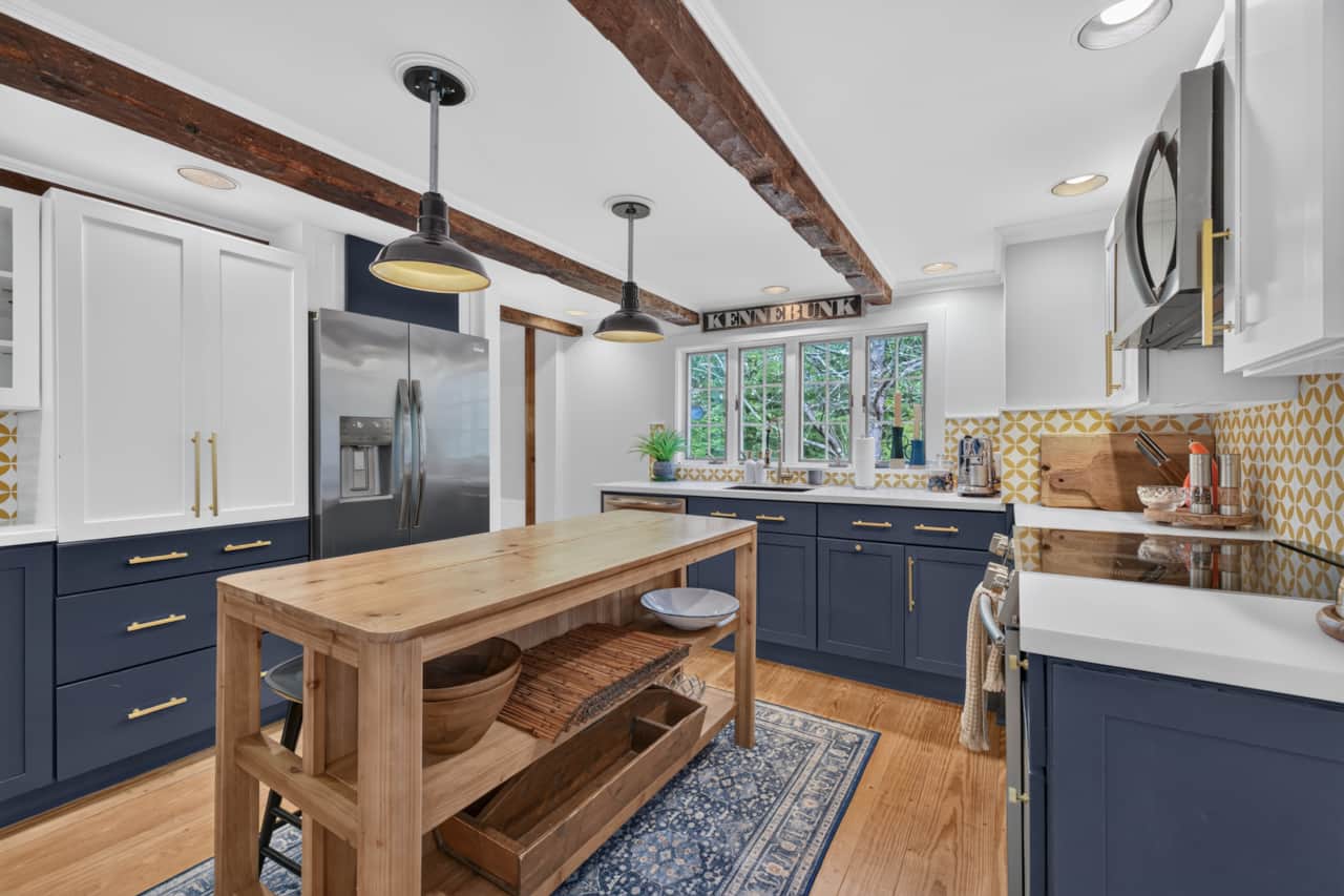 Upon entering the home, you are welcomed to the newly renovated kitchen.