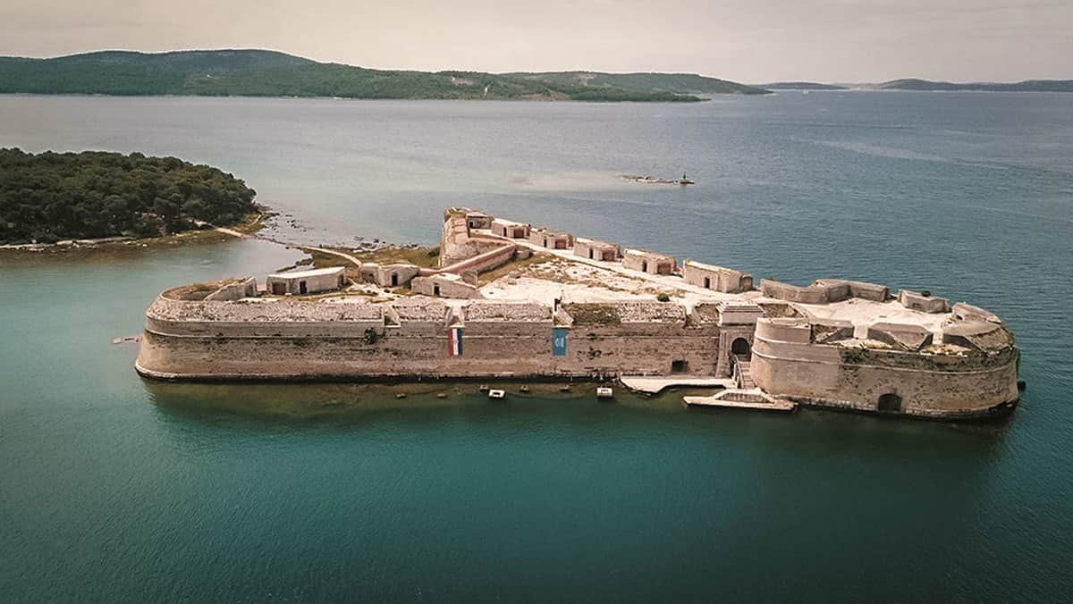 Festung des Heiligen Nikolaus und Kanal des Heiligen Antonius in Šibenik