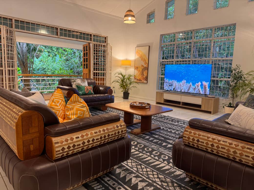 Living Room with 65inch Smart Samsung TV - 3,2 1 Seater Lounge suite