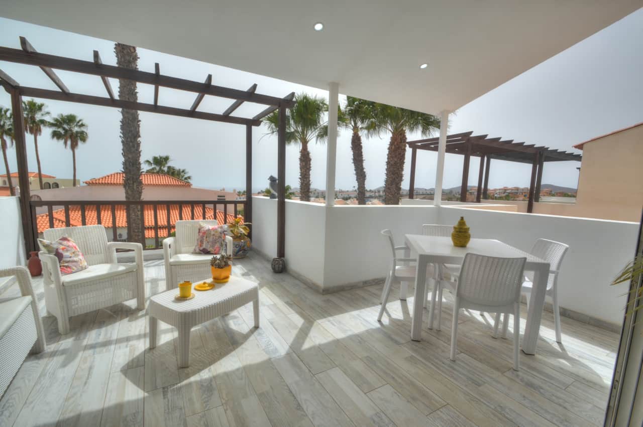 Covered terrace