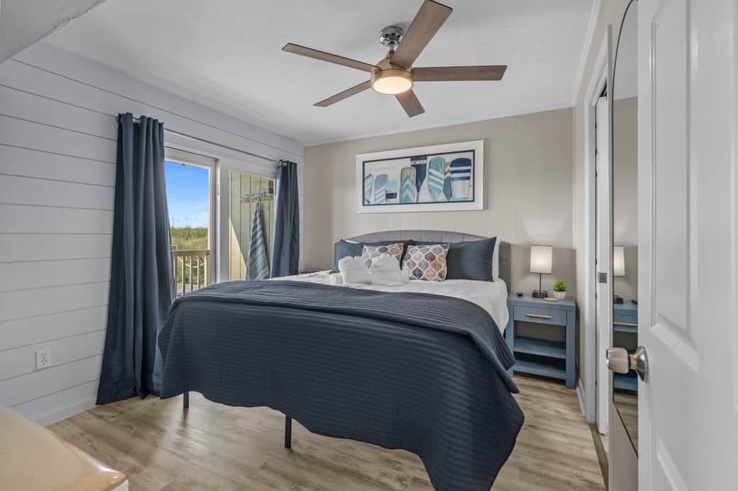King Bedroom - Retreat to the master suite for the ultimate in comfort and relaxation. 
