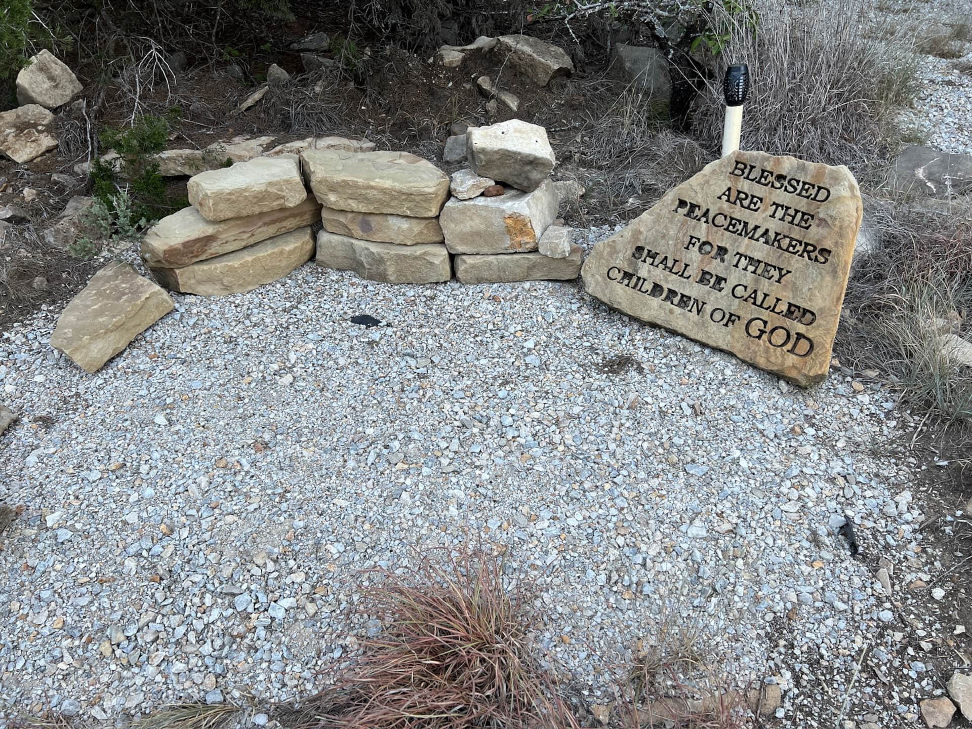 Walking trails for spiritual reflection and nature devotionals at Lake Godstone.