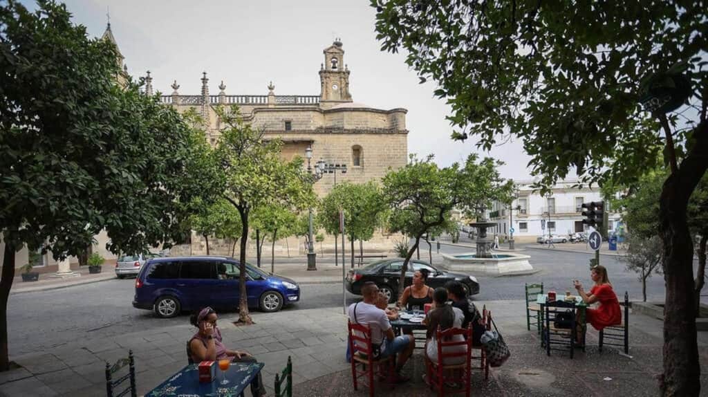 Calles típicas del Barrio de Santiago en Jerez