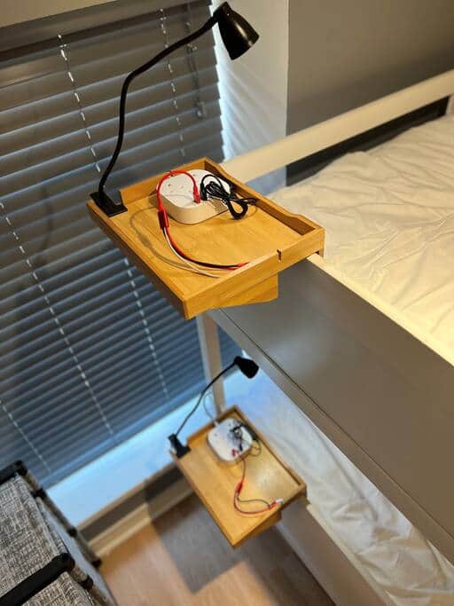 Bedside docking area