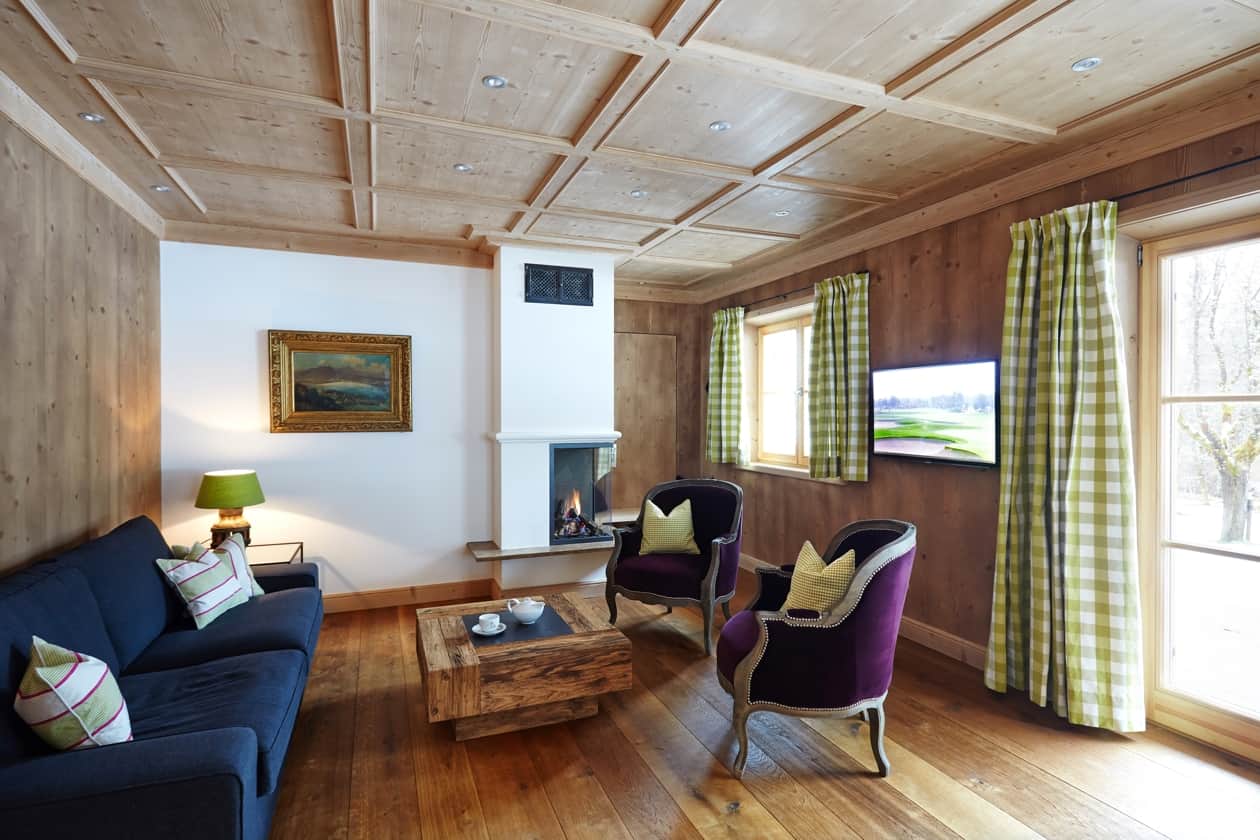 Wohnzimmer mit Gaskamin