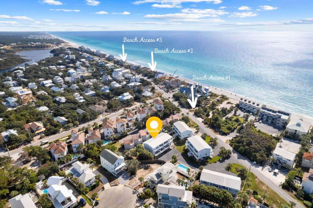 Location is everything! Only 2 min walk to Blue Mountain Beach Access - one of the least crowded section of beaches along 30A Location is everything! Only 2 min walk to Blue Mountain Beach Access - one of the least crowded section of beaches along 30A