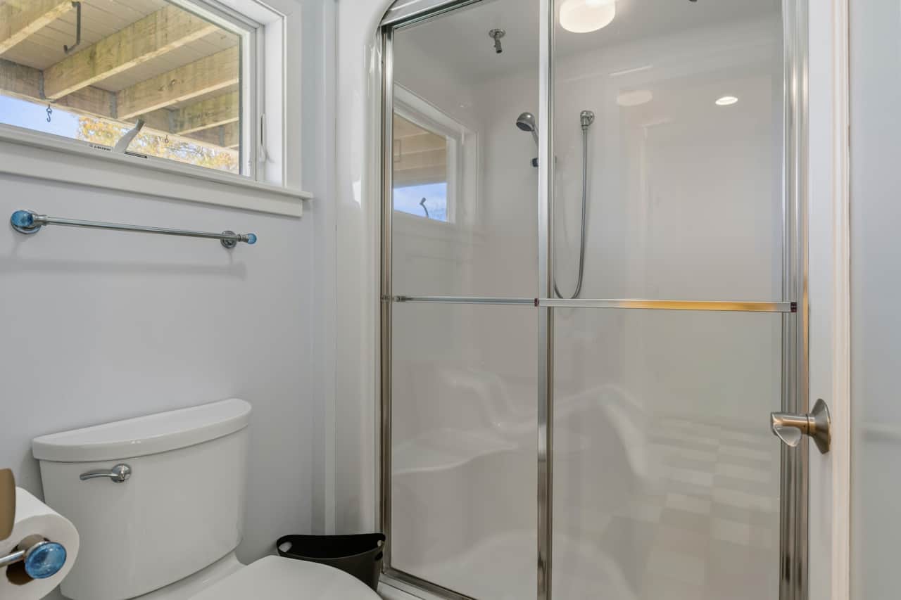 Walk in shower (First floor bedroom)