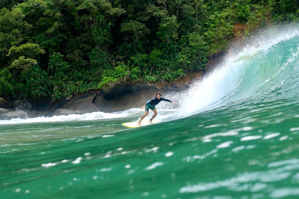 Ubatuba, well known for her fantastic waves and surf spots