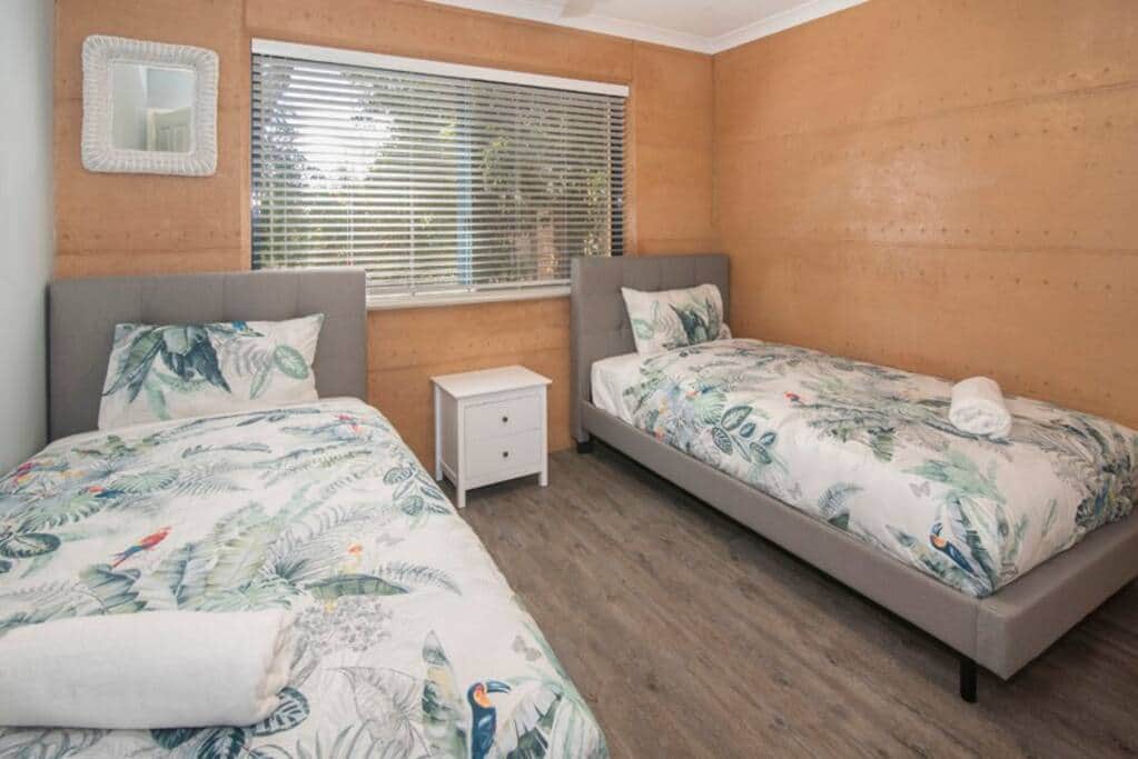 Downstairs twin beds